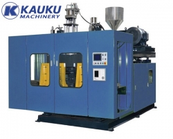 Shift mode single station blow moulding machine